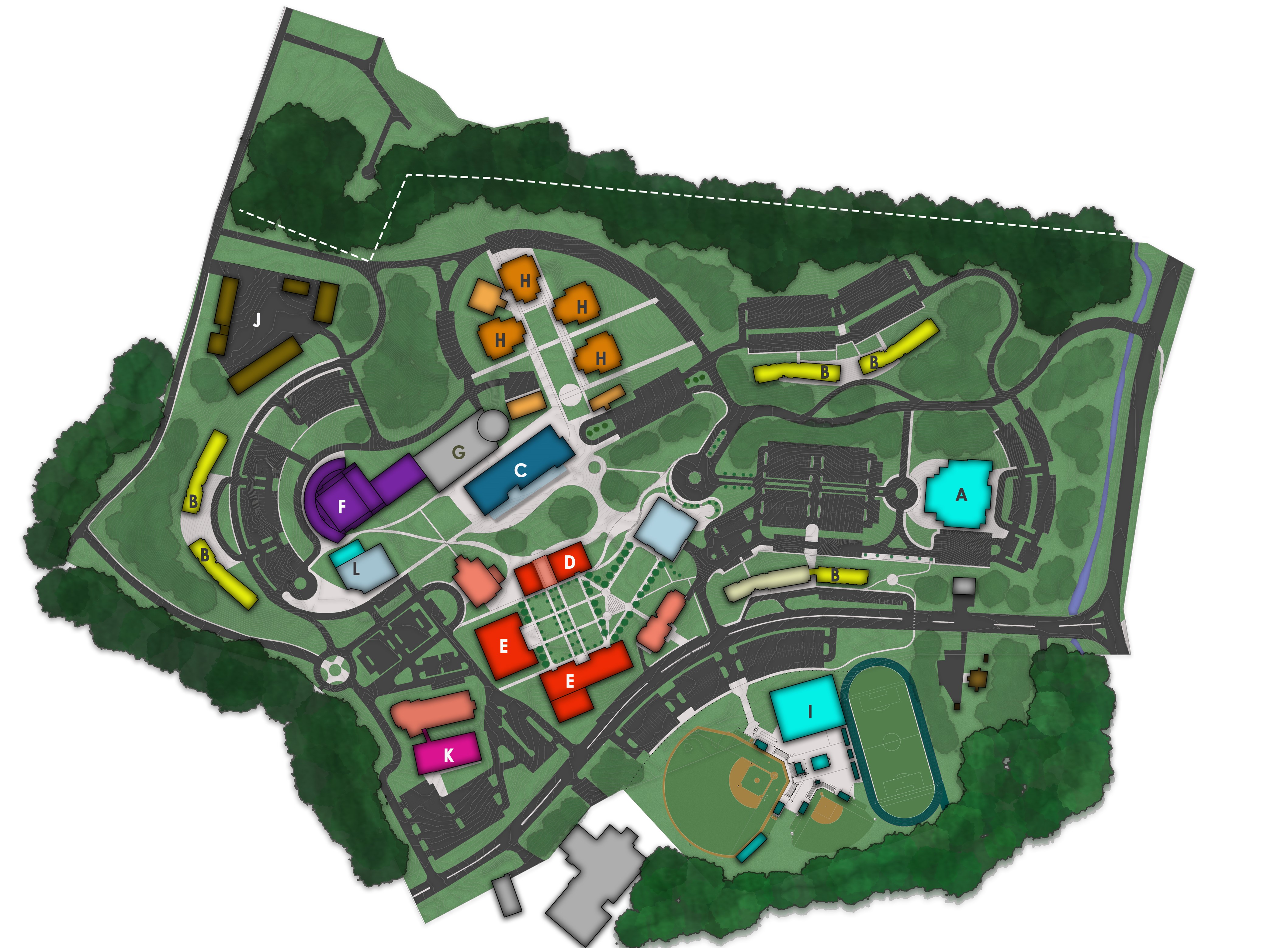 Map of Master Plan