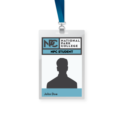 NPC student ID badge.