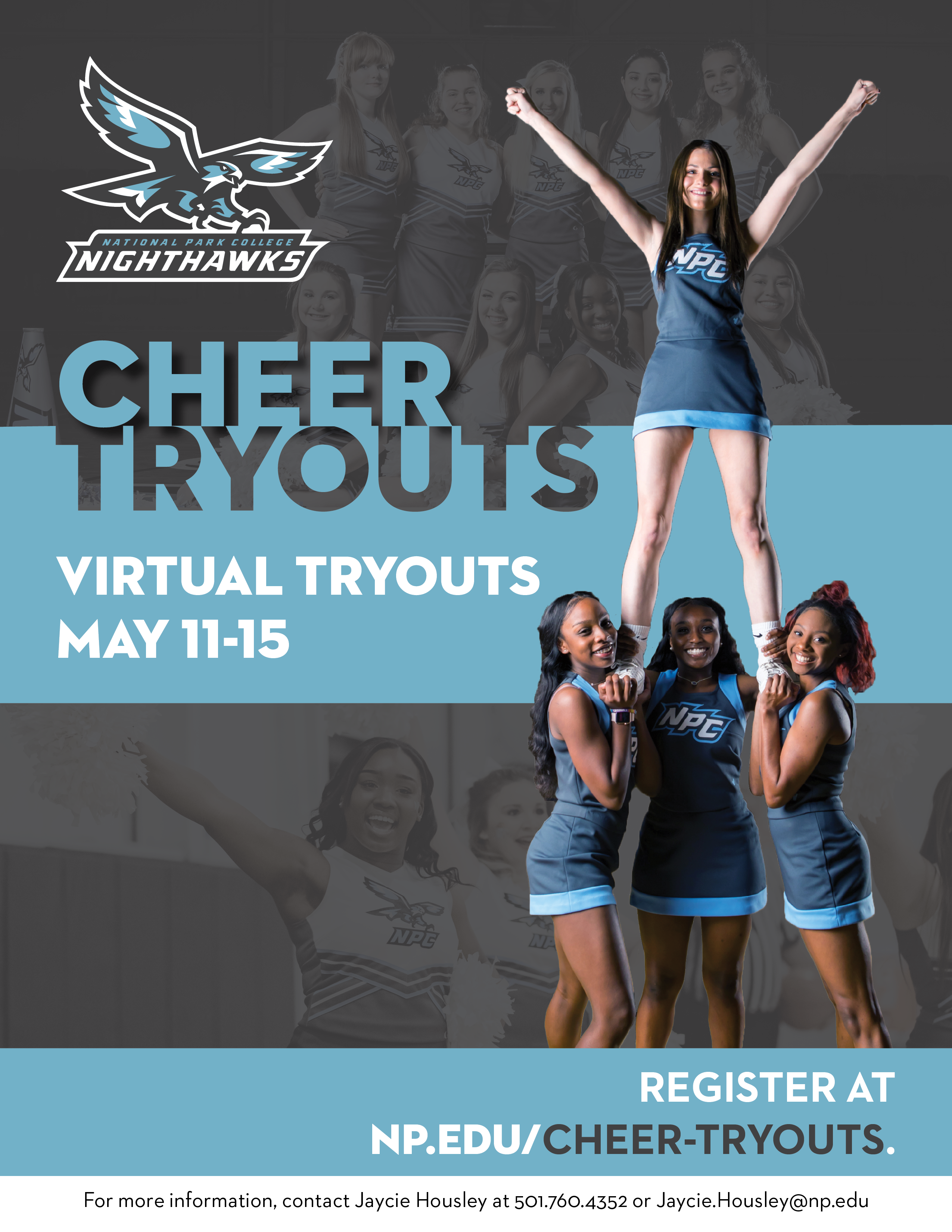Cheer tryout flyer