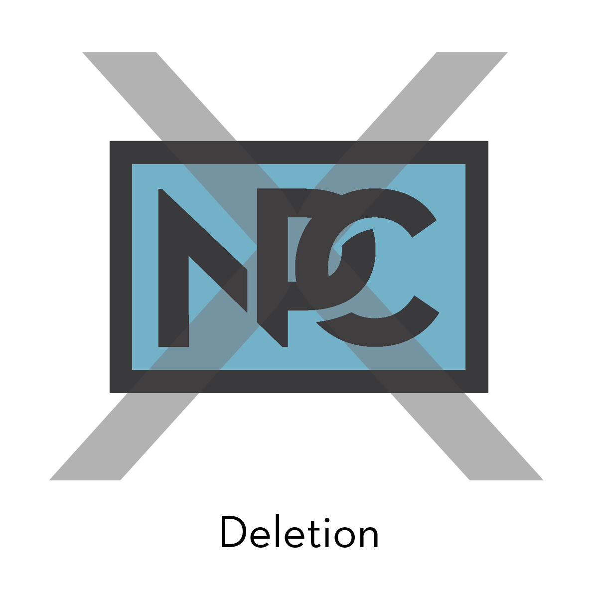 deletion from logo