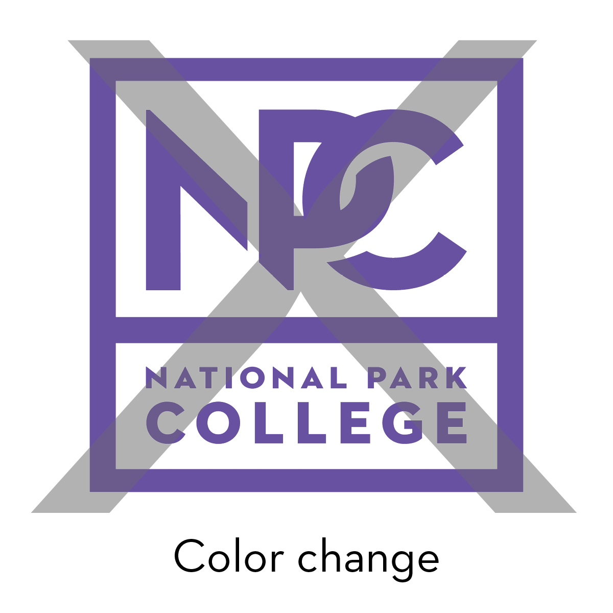 Color change logo
