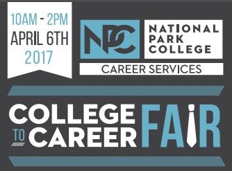 NPC Career Services hosting the college to career fair on April 6th, 2017 from 10am to 2pm