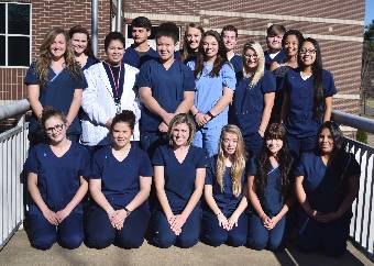 High School students who earned their medical certifications.