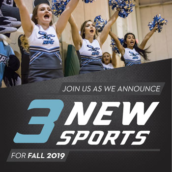 Join us as we announce 3 new sports for fall 2019.