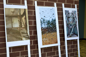 Photographs of nature and buildings from the 2018 student art show