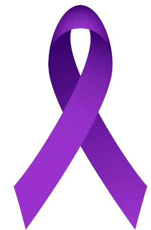 Purple ribbon symbolic of Domestic Violence Awareness