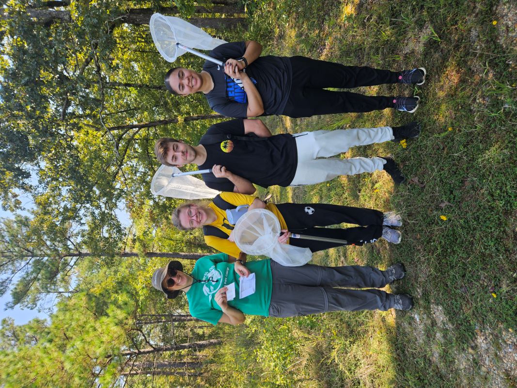 Southern Arkansas University (SAU) biology students studying at National Park College (NPC) joined a field research trip earlier this month to collect female Diana fritillary butterflies for the Roston Butterfly House in Springfield, Missouri.