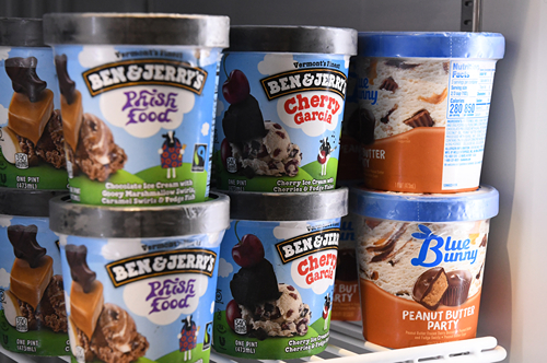 variety of ice cream