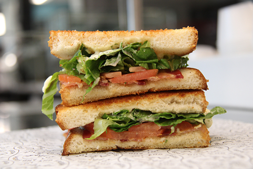 double stacked blt
